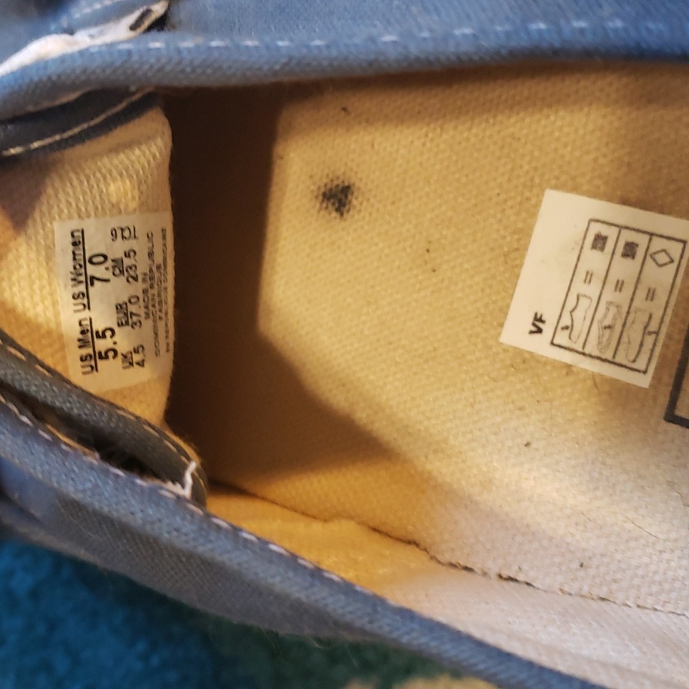 Blue Vans - Picture 5 of 5